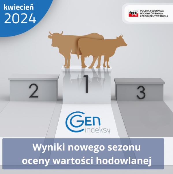 Kwietniowe wyniki oceny wartości hodowlanej dla bydła rasy simentalskiej