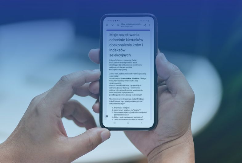 Ankieta dla hodowców – oczekiwania odnośnie indeksów selekcyjnych